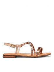 Geox Sandały D Sozy S D65LXA 0KFKY C8ZH8 Brązowy. Brązowe sandały damskie Geox, bez wzorów, ze skóry, bez obcasa, na płaskiej podeszwie, bez zapięcia. Za 389.99 zł.