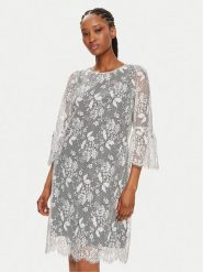 Bruuns Bazaar Sukienka koktajlowa Majah BBW3837 Écru Regular Fit. Sukienki damskie Bruuns Bazaar, bez wzorów, z syntetyku, wizytowe, bez ramiączek. Za 379.99 zł.