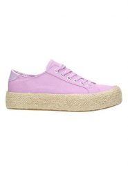 Claudia Ghizzani Espadryle w kolorze fioletowym rozmiar: 39. Różowe espadryle damskie Claudia Ghizzani, bez wzorów, bez obcasa, na platformie. Za 105.38 zł.