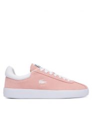 Lacoste Sneakersy Baseshot 49SFA0052 F50 Biały. Białe obuwie sportowe damskie Lacoste, ze skóry, bez zapięcia. Za 484.99 zł.