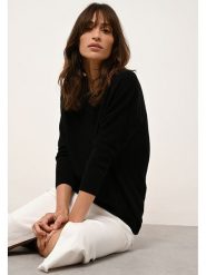 Just Cashmere Kaszmirowy sweter "Rebecca" w kolorze czarnym rozmiar: XXL. Czarne swetry klasyczne damskie Just Cashmere, xxl, z kaszmiru, bez kołnierzyka. Za 461.45 zł.