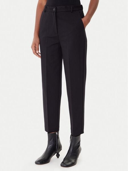 ViCOLO Spodnie materiałowe TF0229 Czarny Regular Fit. Czarne spodnie materiałowe damskie ViCOLO, bez wzorów, z materiału. Za 179.99 zł.