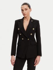 Maryley Marynarka 25EB139/43NE Czarny Regular Fit. Czarne marynarki i żakiety damskie Maryley, xl, bez wzorów, z syntetyku. Za 299.99 zł.