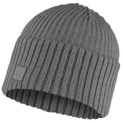 Czapka zimowa Knitted Rutger. Szare czapki damskie Buff, na zimę, bez wzorów. Za 81.99 zł.
