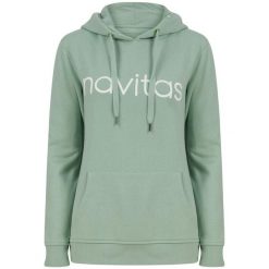 Bluza damska Navitas Hoody. Zielone bluzy damskie NAVITAS, l, bez wzorów, z bawełny, bez kaptura. Za 179.99 zł.