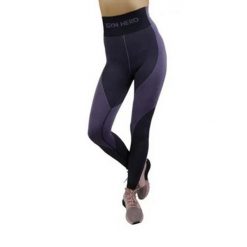 Legginsy Damskie Dwutonalny. Fioletowe legginsy damskie Gym Hero, bez wzorów. Za 218.99 zł.
