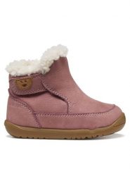 Geox Kozaki B Macchia Girl B664PC 00033 C8006 Różowy. Czerwone kozaki dziewczęce Geox, bez wzorów, z nubiku, bez obcasa, bez zapięcia. Za 299.99 zł.