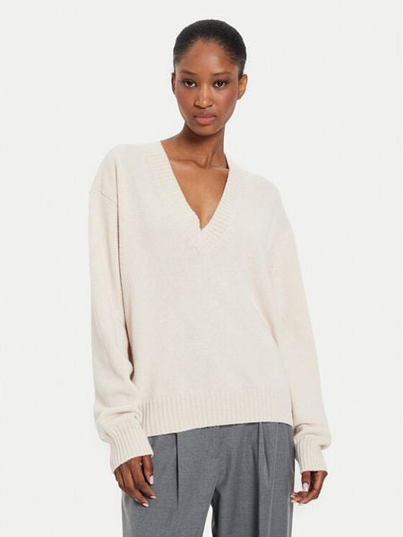 Kontatto Sweter 3M0177 Écru Regular Fit. Swetry klasyczne damskie Kontatto, m, z syntetyku, bez kołnierzyka. Za 239.99 zł.