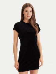 Calvin Klein Sukienka codzienna Calvin Klein-Lv047E223G Ub1 LV047E223G Czarny Slim Fit. Czarne sukienki damskie Calvin Klein, bez wzorów, z bawełny, bez ramiączek. Za 329.99 zł.