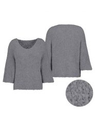 Sublevel Sweter w kolorze szarym rozmiar: L/XL. Szare swetry klasyczne damskie Sublevel, l, ze splotem, bez kołnierzyka. Za 65.85 zł.