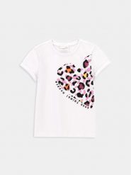 Coccodrillo T-Shirt WC4143202CEK Biały Regular Fit. Białe koszulki i t-shirty dziewczęce COCCODRILLO, bez wzorów, z bawełny, bez kołnierzyka, bez ramiączek. Za 29.99 zł.