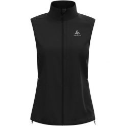 Kamizelka damska ODLO Zeroweight Warm Vest. Fioletowe kamizelki damskie ODLO, bez wzorów, bez kaptura. Za 386.19 zł.