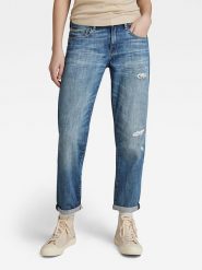 G-Star Dżinsy - Boyfriend fit - w kolorze niebieskim rozmiar: W25/L32. Niebieskie jeansy damskie G-Star. Za 245.38 zł.