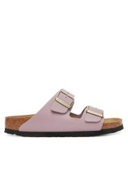 Birkenstock Klapki Arizona 1030878 Różowy. Czerwone klapki damskie Birkenstock, bez wzorów, ze skóry, bez obcasa, bez zapięcia. Za 319.99 zł.
