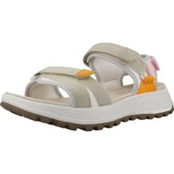 Sandały Gioseppo Model 75535g Kolor Beżowy. Brązowe sandały damskie Gioseppo, bez wzorów, z tkaniny, bez obcasa, bez zapięcia. Za 199.00 zł.