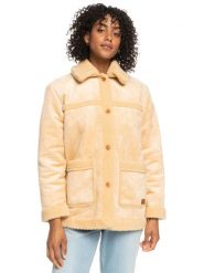 Kurtka zimowa damska Roxy Sherpa Aviator kożuch. Brązowe kurtki damskie Roxy, na zimę, l, bez wzorów, z materiału, bez kaptura. Za 539.00 zł.