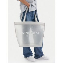 Torebka Nine West. Szare shopper bag Nine West, bez wzorów, bez dodatków. Za 79.99 zł.