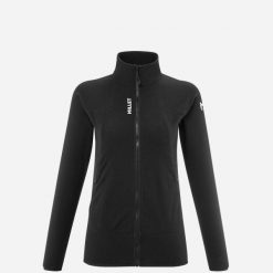 Bluza polarowa damska MILLET W K Lightgrid Jkt Czarny. Czarne bluzy damskie Millet, xl, bez wzorów, z polaru, bez kaptura. Za 269.00 zł.