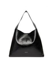 Gino Rossi Torebka C-ZOI-RX8788 Czarny. Czarne shopper bag Gino Rossi, bez wzorów, z materiału, bez dodatków. Za 299.99 zł.