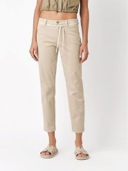 Rosner Spodnie w kolorze beżowym rozmiar: W38/L28. Brązowe spodnie materiałowe damskie Rosner, bez wzorów, z materiału. Za 195.99 zł.