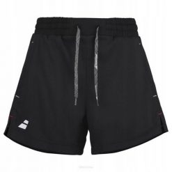 Spodenki tenisowe damskie Babolat Exercise Short. Czarne spodenki sportowe damskie BABOLAT, s, bez wzorów, z materiału, na fitness i siłownię. Za 179.99 zł.