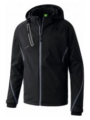 Erima Kurtka softshellowa "Function" w kolorze czarnym rozmiar: S. Czarne kurtki sportowe damskie Erima, m, bez wzorów, bez kaptura. Za 292.89 zł.