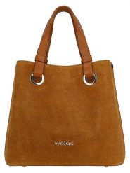 Wojas Skórzana torebka w kolorze jasnobrązowym - 23 x 25 x 12 cm rozmiar: onesize. Brązowe torebki klasyczne damskie Wojas, z materiału, przez ramię, bez dodatków. Za 319.95 zł.
