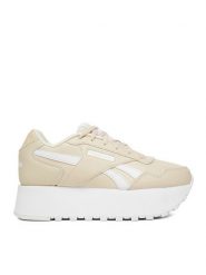 Reebok Sneakersy CEO-GLIDE TRIPPLE 100256844 Beżowy. Brązowe obuwie sportowe damskie Reebok, ze skóry, bez zapięcia. Za 279.99 zł.