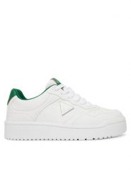 Guess Sneakersy FLJM12 ELE12 Biały. Białe obuwie sportowe damskie Guess, ze skóry, bez zapięcia. Za 479.99 zł.