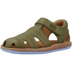 Sandały CAMPER SELLA JASPER/BICHO FW RY Zielony. Zielone sandały damskie Camper, bez wzorów, ze skóry, bez obcasa, bez zapięcia. Za 276.54 zł.