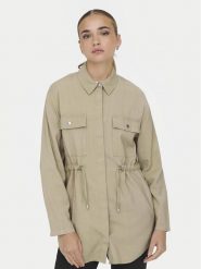 ONLY Kurtka przejściowa Nadine 15308614 Beżowy Regular Fit. Brązowe kurtki damskie Only, xl, bez wzorów, z wiskozy, bez kaptura. Za 199.99 zł.