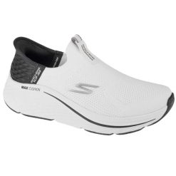Buty do chodzenia damskie Skechers Max Cushioning Elite 2.0. Białe obuwie sportowe damskie Skechers, z materiału, bez zapięcia, do biegania. Za 449.99 zł.