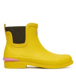 Kalosze Barbour. Żółte kalosze damskie Barbour, bez wzorów. Za 439.99 zł.