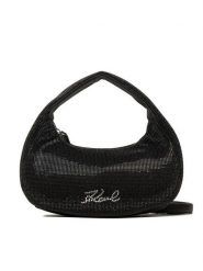 KARL LAGERFELD Torebka 246W3081 Czarny. Czarne torebki klasyczne damskie KARL LAGERFELD, z materiału, bez dodatków. Za 909.99 zł.