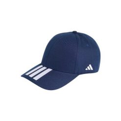 Czapka z daszkiem adidas Tiro. Niebieskie czapki z daszkiem damskie Adidas, bez wzorów, z bawełny. Za 65.99 zł.