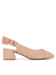 Clara Barson Sandały LH2002-2 Beżowy. Brązowe sandały damskie Clara Barson, bez wzorów, z materiału, bez obcasa, na słupku, bez zapięcia. Za 79.99 zł.