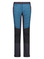 CMP Spodnie funkcyjne w kolorze czarno-niebieskim rozmiar: 42. Czarne spodnie dresowe damskie CMP, s, bez wzorów, z materiału, outdoorowe, Primaloft. Za 207.07 zł.