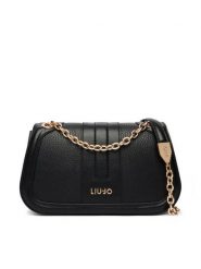 Liu Jo Torebka AA6108 E1109 Czarny. Czarne torebki wieczorowe damskie Liu Jo, bez wzorów, ze skóry, bez dodatków. Za 599.99 zł.