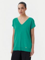 Luisa Spagnoli Sweter Caracalla 58686 Zielony Regular Fit. Zielone swetry klasyczne damskie Luisa Spagnoli, l, z wiskozy, bez kołnierzyka. Za 579.99 zł.