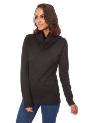 Soft Cashmere Golf w kolorze czarnym rozmiar: 34/36. Czarne golfy damskie Soft Cashmere, bez wzorów, z kaszmiru, bez ramiączek. Za 74.63 zł.