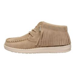 HeyDude Damskie Mokasyny Wendy Mid Fringe Cowgirl Suede. Brązowe mokasyny damskie Hey dude, z materiału, bez obcasa. Za 289.00 zł.