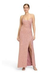 Vera Mont Sukienka w kolorze jasnoróżowym rozmiar: 38. Różowe sukienki damskie Vera Mont, bez wzorów, bez ramiączek. Za 347.99 zł.