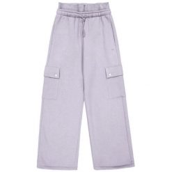 Spodnie damskie Champion Cargo. Fioletowe spodnie dresowe damskie Champion, bez wzorów. Za 239.85 zł.