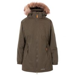 Kurtka Parka Damska Z Długimi Rękawami. Zielone kurtki damskie Trespass, xl, bez kaptura. Za 314.99 zł.