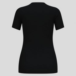 Koszulka damska ODLO Merino 160 BL TOP krótki rękaw 100% wełna merino. Zielone koszulki damskie ODLO, s, bez wzorów, z wełny, bez kołnierzyka, bez ramiączek. Za 319.98 zł.