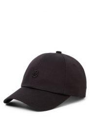 BOSS Czapka z daszkiem dla kobiet Kobiety Bawełna (100%) czarny, ONE SIZE. Czarne czapki z daszkiem damskie Boss, bez wzorów, z bawełny. Za 199.95 zł.