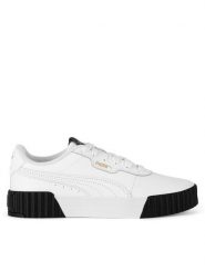 Puma Sneakersy CARINA 3.0 40036509 Biały. Białe obuwie sportowe damskie Puma, z materiału, bez zapięcia. Za 259.99 zł.