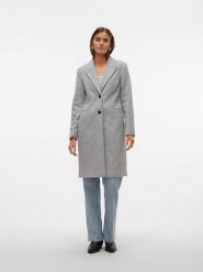 Vero Moda Płaszcz przejściowy "Blaza" w kolorze szarym rozmiar: S. Szare płaszcze damskie Vero Moda, s, bez wzorów, z wełny, bez kaptura. Za 246.45 zł.