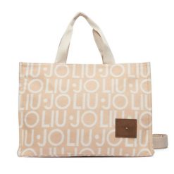 Torebka Liu Jo. Brązowe shopper bag Liu Jo, bez wzorów, bez dodatków. Za 469.99 zł.