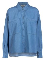 Herrlicher Koszula dżinsowa w kolorze niebieskim rozmiar: S. Niebieskie koszule damskie Herrlicher, s, bez wzorów, z bawełny, bez kołnierzyka, bez ramiączek. Za 152.99 zł.